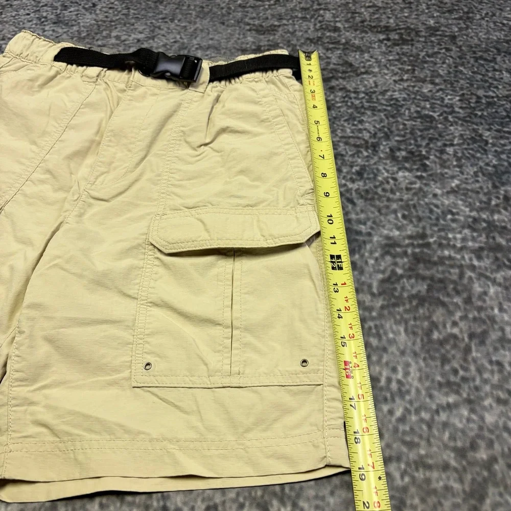 Craft & Barrow Cargo Shorts Mens 32 Tan Adjustable Waist Utility Outdoor Skater